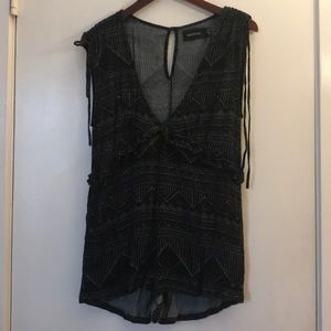 Mink Pink cover up romper